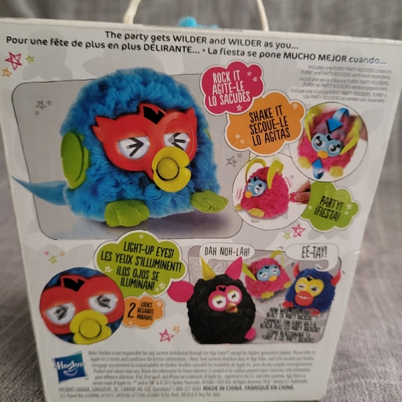 Furby Party Rockers Twittby Electronic Interactive Plush 2012 Hasbro in Box - Picture 5 of 10